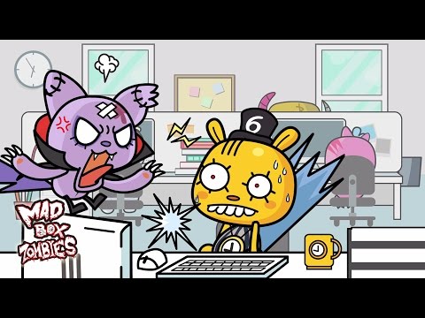 LINE Stickers: Get Mad Box Zombies 2D LINE Stickers Today!