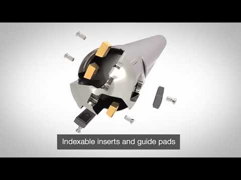 Fine Beam   Indexable deep hole drills with excellent straightness