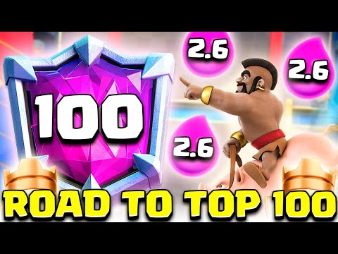 HOG 2.6 ROAD TO TOP 100 PART 1/2 - CLASH ROYALE