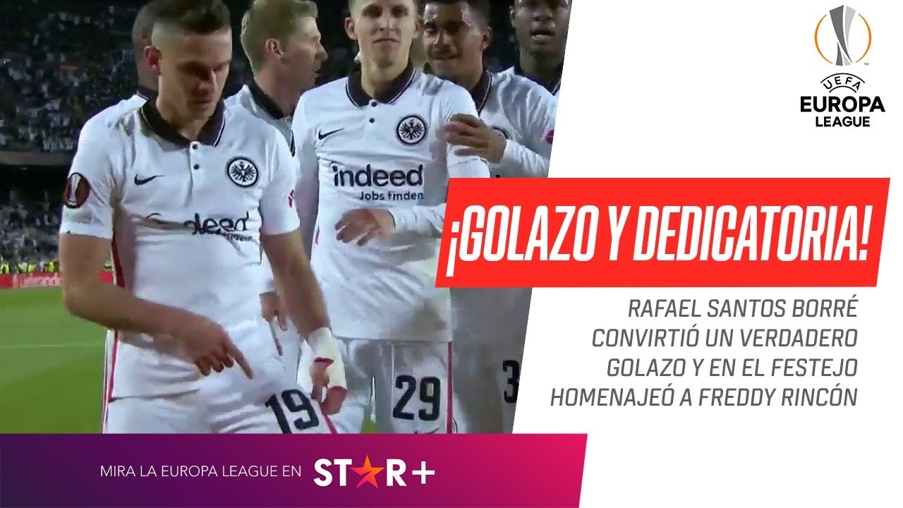 ¡GOLAZO Y DEDICATORIA! SANTOS BORRÉ convirtió y HOMENAJEÓ a FREDDY RINCÓN