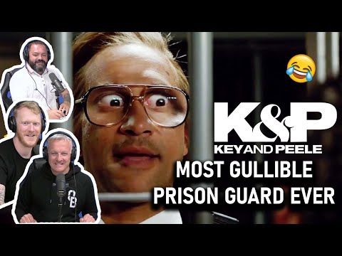Key & Peele - The Most Gullible Prison Guard Ever REACTION!! | OFFICE BLOKES REACT!!