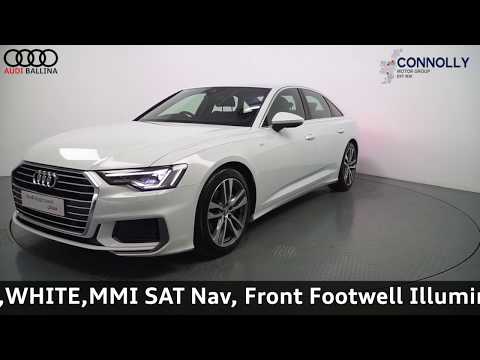 CMG AUDI BALLINA MF68KWN AUDI A6 2 0TDI 204BHP S Tronic S LINE  Tech Pack NEW MODEL,WHITE