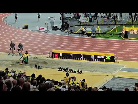 Miltiadis Tentoglou wins the Mens Long Jump in his Last Final Jump of the Competition