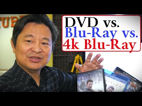 DVD vs. Blu-Ray vs. 4K Blu-Ray Discs.  Are there any differences?  Is it worth it?