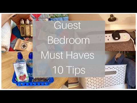 Guest Room Must Haves | 10 TIPS to Prepare for Guests