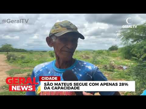 A situação hídrica em Canindé, no sertão central cearense