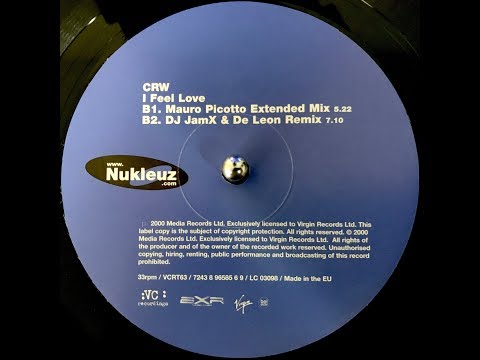 CRW - I Feel Love (DJ JamX & De Leon Remix) (1999)