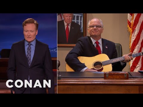 A Trump Official Explains The Border Wall Metaphor | CONAN on TBS
