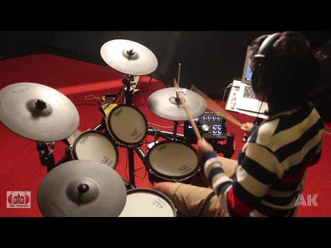 Adina Kumar girl drummer-  drum cover- bon Jovi- its my life