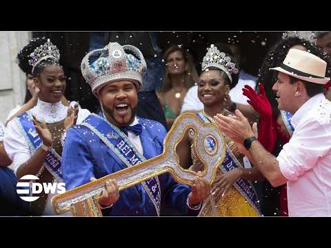 FULL HISTORIC EVENT: Rio de Janeiro Kicks Off Carnival with King Momo Key Handover Ceremony | AQ15