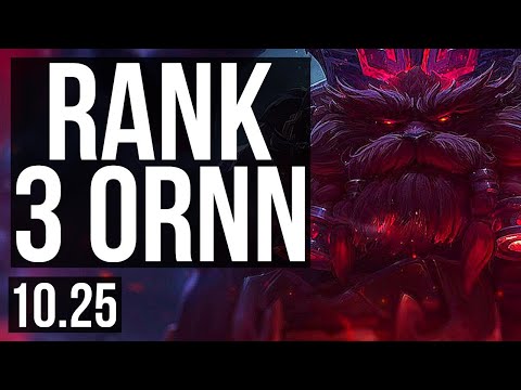 ORNN vs IRELIA (TOP) | Rank 3 Ornn, 7/2/7 | EUW Challenger | v10.25