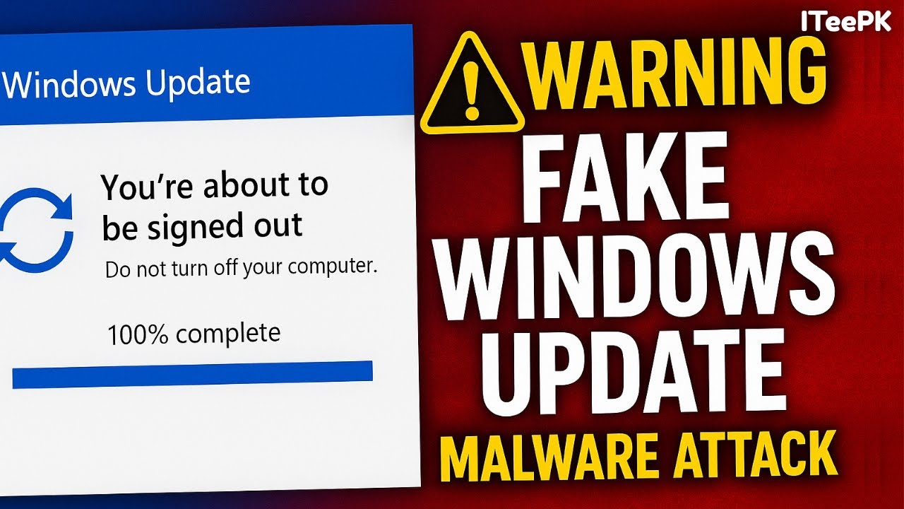 Fake Windows Update Malware Attack New ClickFix Scam