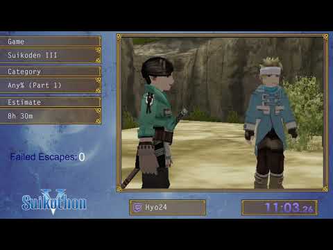 Suikothon V - Suikoden III (Any% - Part 1) by Hyo24