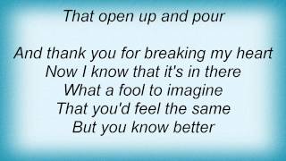 Ben Folds - Thank You For Breaking My Heart Lyrics
