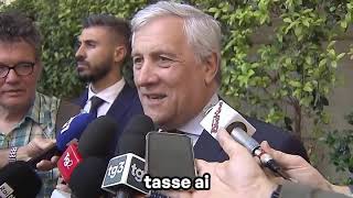 TAJANI: “LA SINISTRA SI UNISCE SOLO SULLE TASSE, CON NOI MAI NESSUNA PATRIMONIALE”
