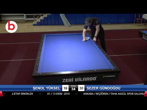 METİN DERELİ & YUNUS GÜNEŞ Bilardo Maçı - 2019 TÜRKİYE KUPASI 2.ETAP ERKEKLER-3.ÖN ELEME