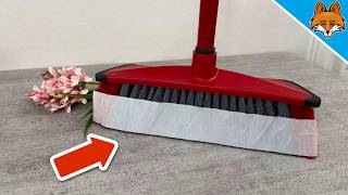 Put Tape on your Broom and you will THANK ME FOREVER💥(Brilliant Trick)🤯