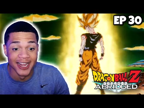 NON DRAGON BALL FAN REACTS TO DBZ ABRIDGED EPISODE 30 PART 1!!!