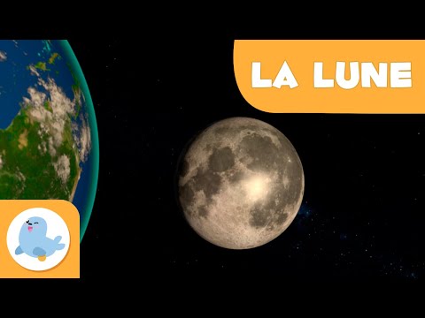 La Lune, satellite de la Terre -Le système solaire Animation 3D pour enfants