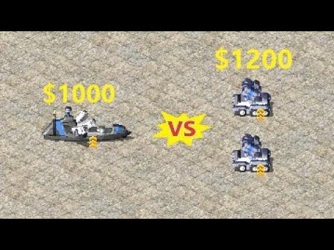 Aegis vs IFV 🎮 Anti-Air Battle 🎮Red Alert 2