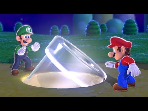 Super Mario 3D World Co-Op Walkthrough - World 1 (2 Player)