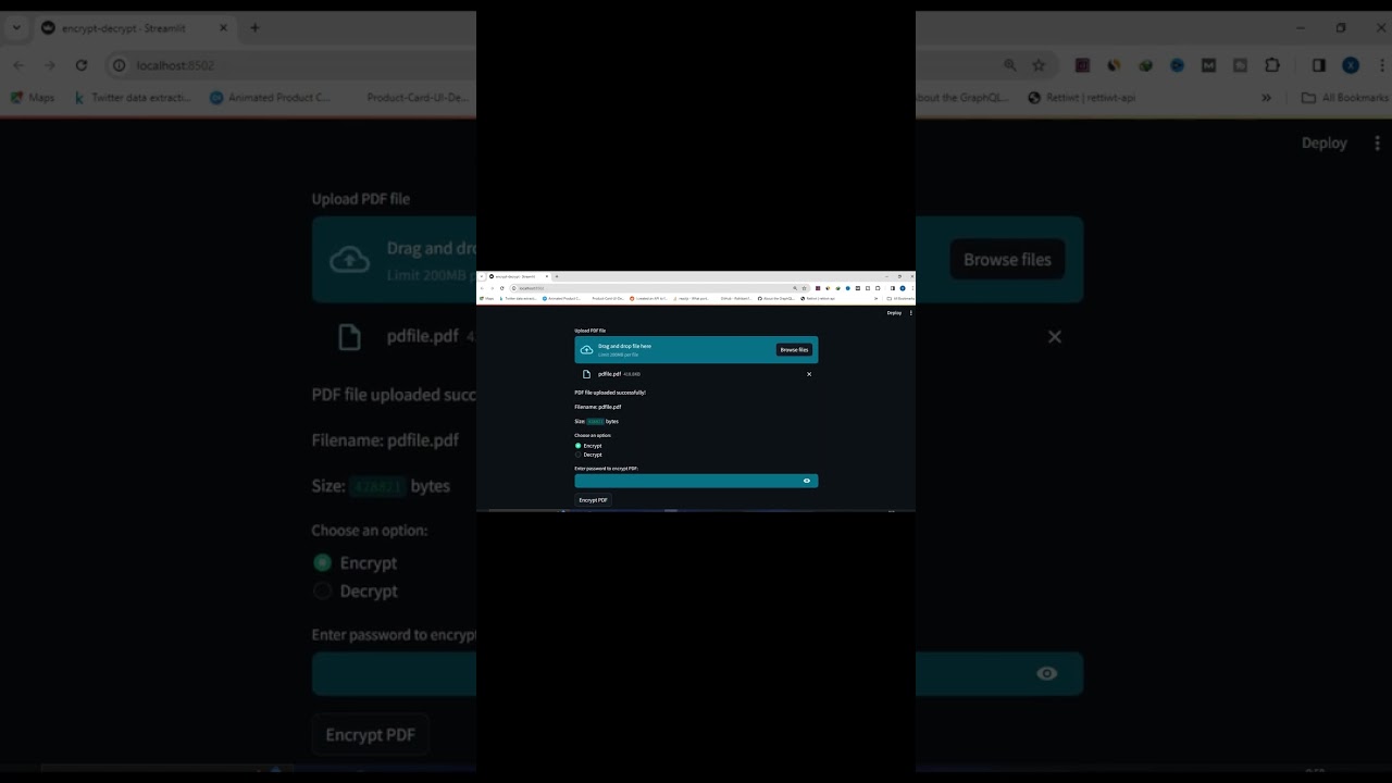 Encrypt and Decrypt PDF files using Python | Python Project