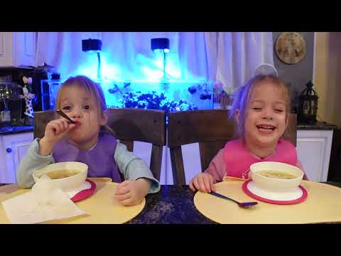 Twins try Matzo ball soup