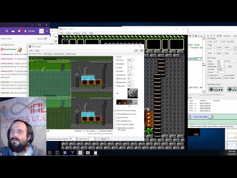 Alwa's NES Awakening fan-port Stream #11 load play field tiles name & attribute tables in Vblank