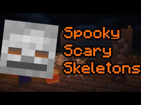 Spooky Scary Skeletons but every line of the song is a Minecraft SCENE