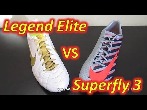 Nike Mercurial Vapor Superfly III VS Nike Tiempo Legend IV Elite - Comparison