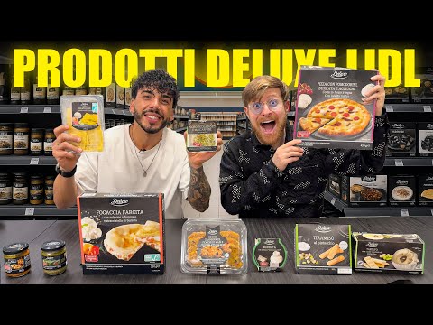 WE TRY ALL THE LUXURY FOOD FROM LIDL SUPERMARKET - OMG I'VE NEVER TRIED NETTLE SAUCE BEFORE