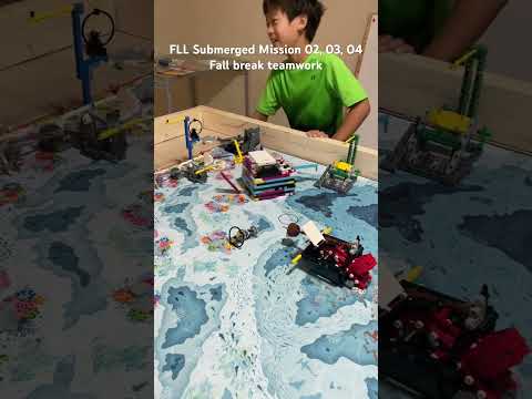 FLL Submerged Mission 02, 03, 04 #fll #submerged #lego #robotics