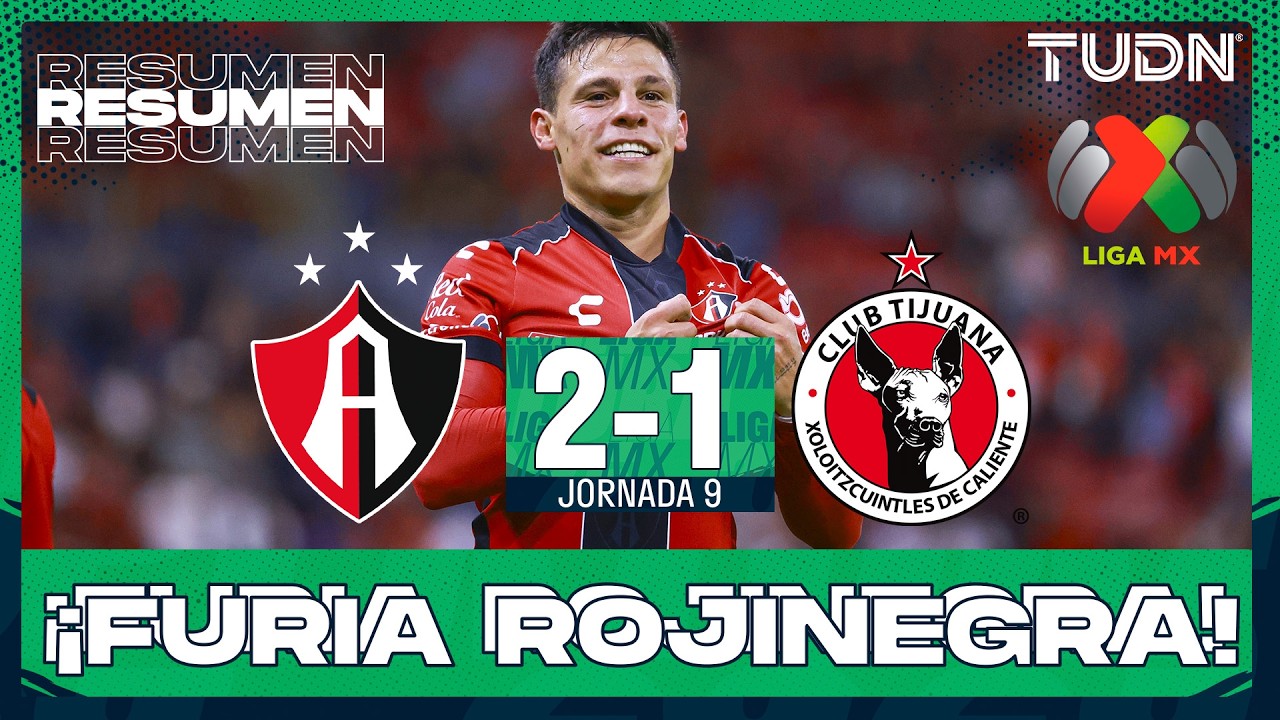 Atlas vs Club Tijuana Highlights