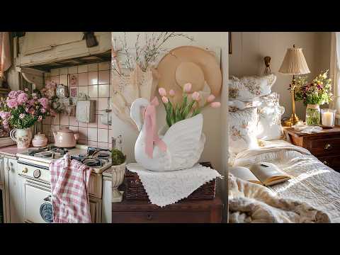 Why Dusty Rose and Antique White Are Perfect for Romantic Vintage Farmhouse Spring Decor