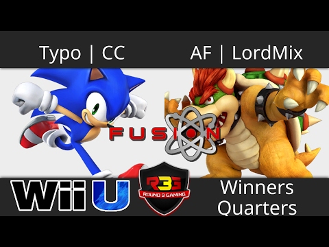 Fusion 4 - Typo | CC (Sonic) vs AF | LordMix (Bowser) - Smash 4 Winners Quarters