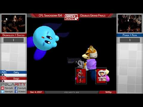 CFL Smackdown 154 Melee - Drunksloth + Gahtzu vs Panda + Kuya - Doubles Grand Finals
