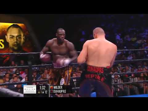 Johann Duhaupas Beaten Badly - DEONTAY WILDER vs JOHANN DUHAUPAS Highlights
