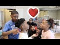 BAM MIRAH FLIRTING PRANK ON FUNNYMIKE THE KIDS