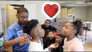 BAM &amp; MIRAH FLIRTING PRANK ON FUNNYMIKE &amp; THE KIDS!