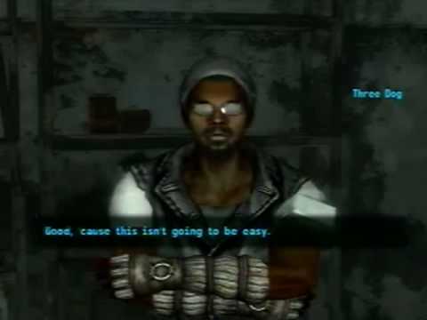 Fallout 3 Walkthrough - Following in His Footsteps - Talking to Three Dog