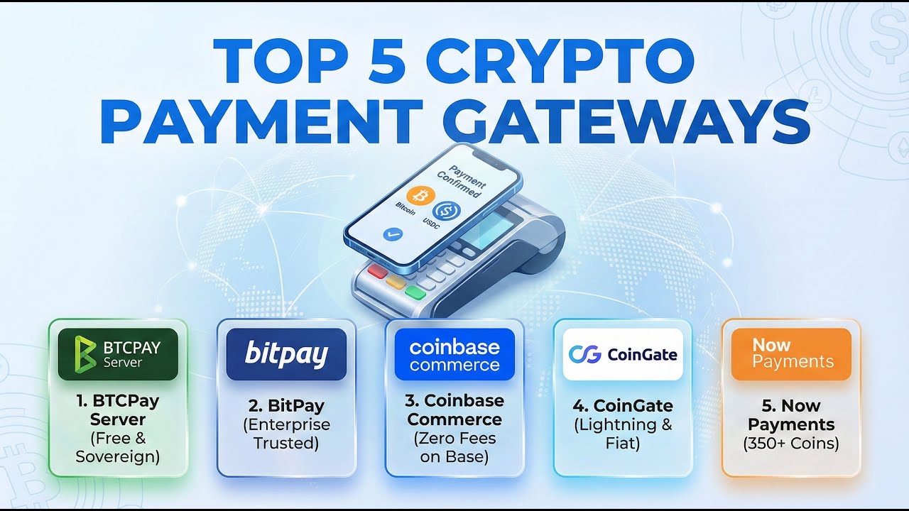 Best Crypto Payment Gateways in 2026 | Accept Bitcoin & Crypto in Your Business