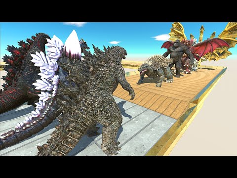 X3 Godzilla Death Run - Animal Revolt Battle Simulator