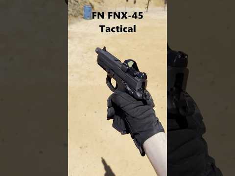 FN FNX-45 Tactical #fn #fnx #fnx45 #pewpew #45acp #tactical #pistolfiring #reddot #highcapacity