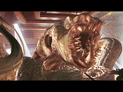 What are you looking at? - Giant Octopus gets shot in eye - Deep Rising