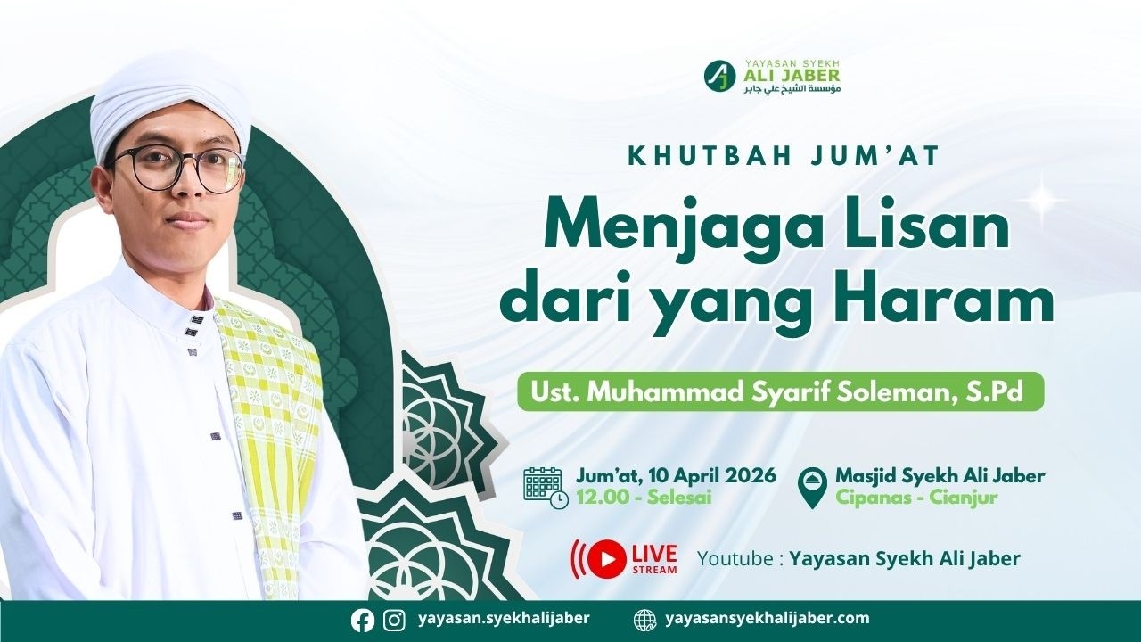 🔴 LIVE JUM'AT // MENJAGA LISAN DARI YANG HARAM // UST. MUHAMMAD SYARIF SOLEMAN, S.PD