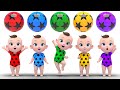Color Balls Sing A Long Bingo Itsy Bitsy Spider More Nursery Rhymes Kids Songs Kindergarten