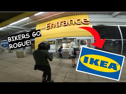 BIKERS BUYING GIFTS IN IKEA GONE WRONG - PT .1 -