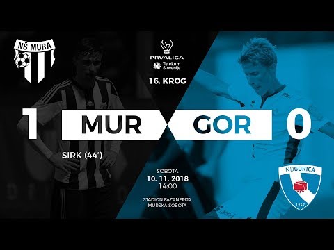 16.krog: Mura - Gorica 1:0 ; Prva liga Telekom Slovenije 2018/2019