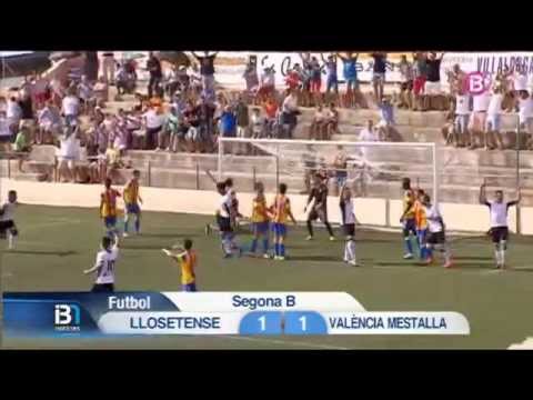 Primer gol del CD Llosetense en 2ªB. Pedro Mairata. 15/16. Gol histórico.