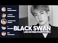 BTS BLACK SWAN Line Distribution Color Coded Lyrics